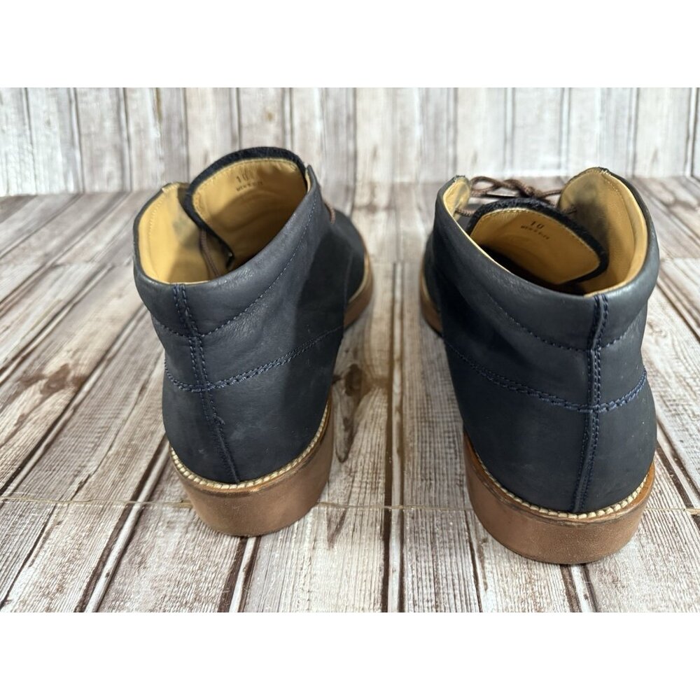 TOD’s Suede Chukka Boots Size 10 Color Dark Blue - Picture 4 of 8
